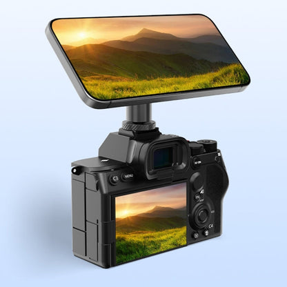 HEPAIL Magsafe Magnetic Mobile Phone Bracket Metal Gimbal Stand, Style: Cold Boot Base