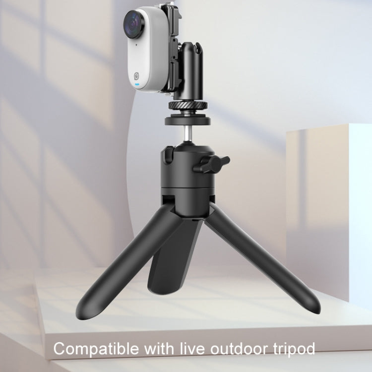 Pour support de caméra HEPAIL Insta360 GO 3, style : griffe froide