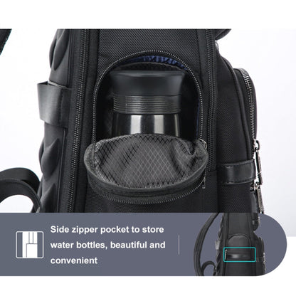 Bopai 61-121601 Large Capacity Waterproof Business Laptop Backpack With USB+Type-C Port(Blue)