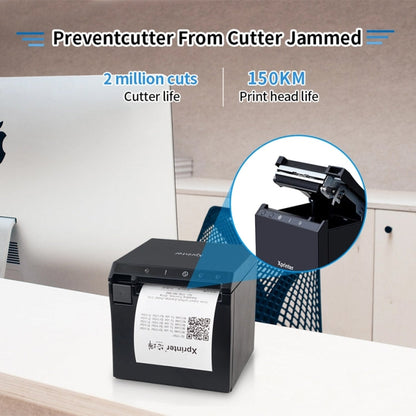 Xprinter XP-R330H 80mm Thermal Receipt Printer Sports Lottery Ticket Cashier Printer(UK Plug)