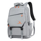 WEIXIER B682 Large Capacity Double Shoulder Backpack Casual Waterproof Travel Bag(Light Gray)