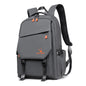 WEIXIER B682 Large Capacity Double Shoulder Backpack Casual Waterproof Travel Bag(Dark Gray)