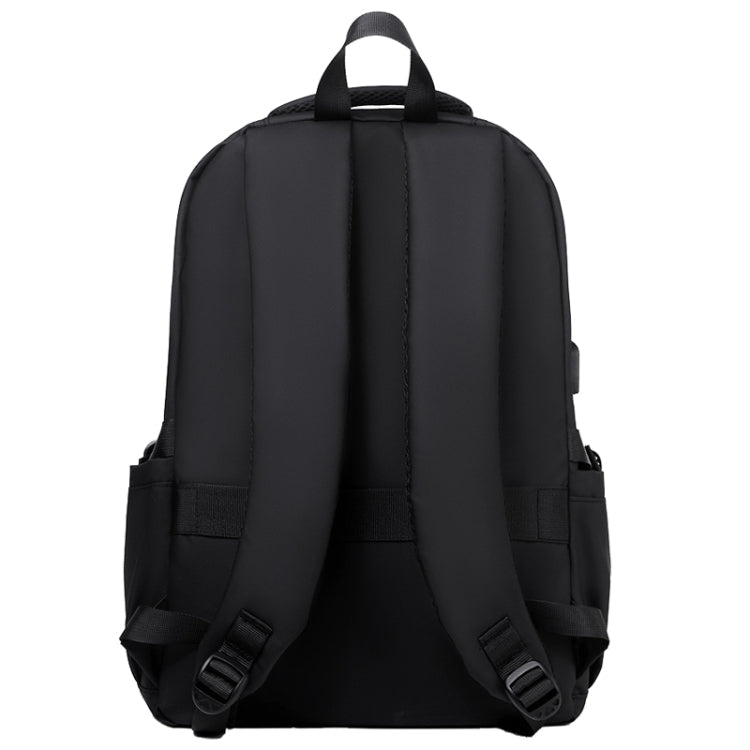 WEIXIER B682 Large Capacity Double Shoulder Backpack Casual Waterproof Travel Bag(Dark Gray)