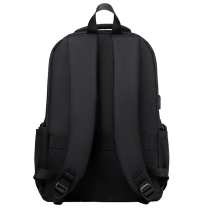WEIXIER B682 Large Capacity Double Shoulder Backpack Casual Waterproof Travel Bag(Dark Gray)