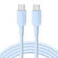 ANKER A81E2 1.8m 60W Dual Type-C Data Cell Phone Dual Head Fast Charging Cable(Blue)