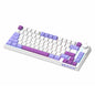XUNSVFOX K81 Clavier filaire lumineux pour jeux et bureautique (Violet)