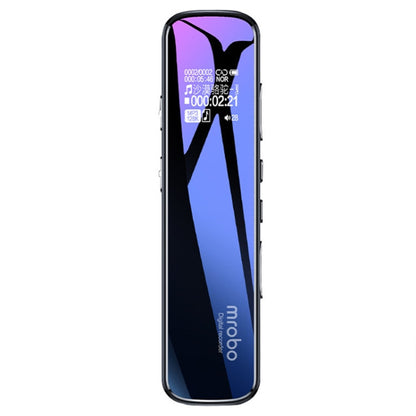 Mrobo RV-19 Lecteur de musique avec stylo d'enregistrement à réduction de bruit 3D et écran HD de 0,96 pouce, Capacité : 16 Go (Noir)