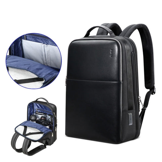 Bopai 61-18911 Large Capacity Waterproof Travel Laptop Backpack With USB+Type-C Port, Color: Deluxe