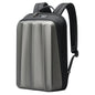 Bopai 61-122579 Large Capacity Hard Shell Password Lock Waterproof Business Laptop Backpack(Grey)