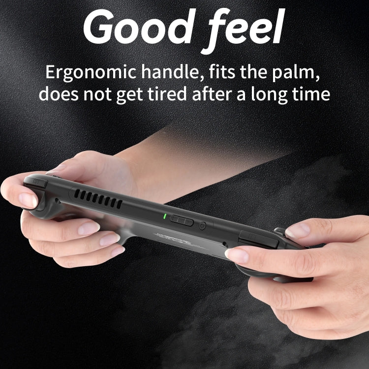 ANBERNIC RG556 Handheld Game Console Android 13 System 5.48-Inch AMOLED Screen WIFI Bluetooth Game Player 128GB+128GB(Black)