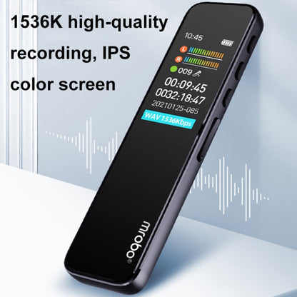 Mrobo RV18 0.96-Inch Color Screen Smart Noise Reduction Recording Pen, Capacity: 32GB(Flagship)
