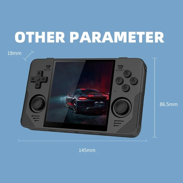 POWKIDDY RGB30  4 Inch IPS Screen Handheld Game Console Built In WIFI＋Bluetooth 16GB+256GB(Black)