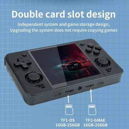 POWKIDDY RGB30  4 Inch IPS Screen Handheld Game Console Built In WIFI＋Bluetooth 16GB+256GB(Black)