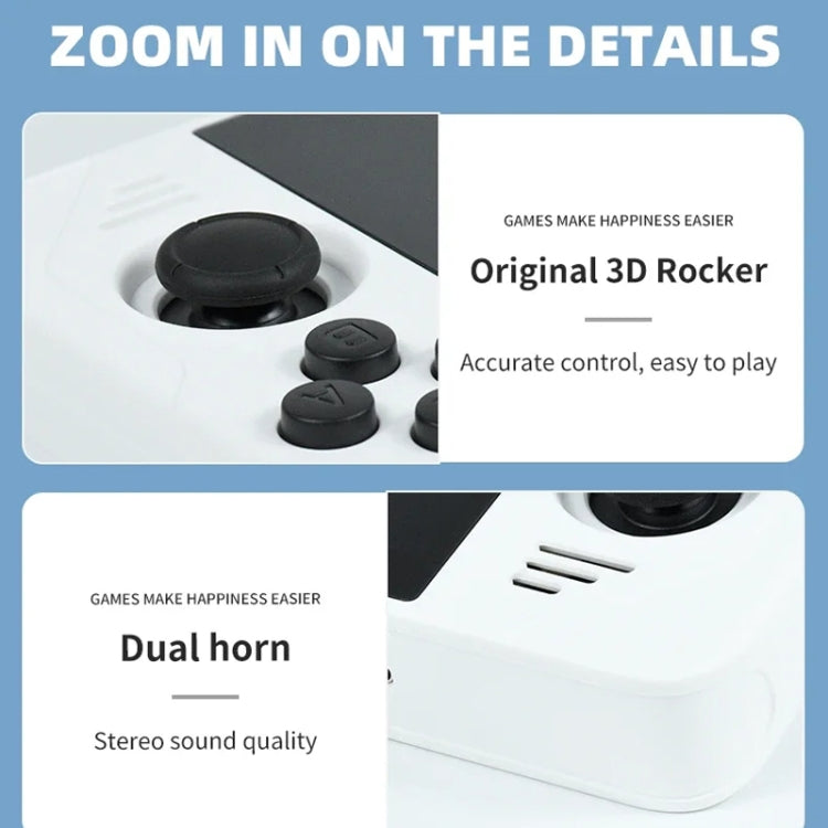 POWKIDDY RGB30  4 Inch IPS Screen Handheld Game Console Built In WIFI＋Bluetooth 16GB+256GB(Black)