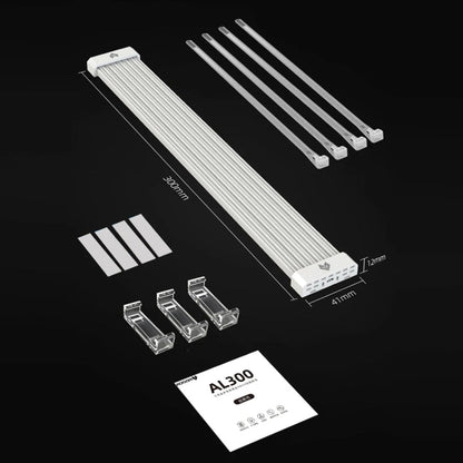 AOSOR AL300 Computer Glow Line ARGB Neon Cable Motherboard Chassis Light Strip Light Board Decoration(Black)