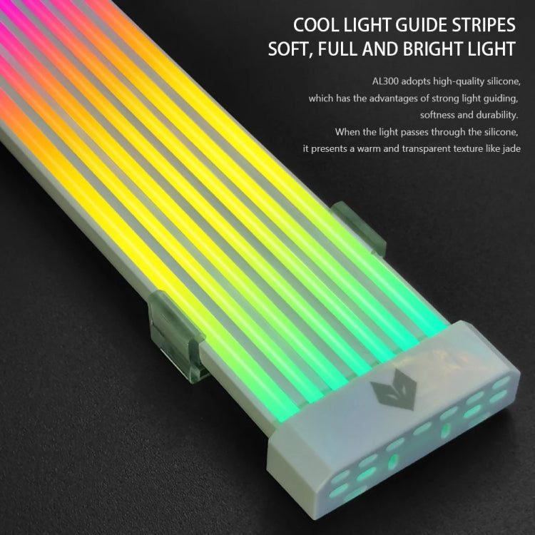 AOSOR AL300 Computer Glow Line ARGB Neon Cable Motherboard Chassis Light Strip Light Board Decoration(Black)