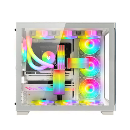 AOSOR Al200 Neon Cable Computer Motherboard Graphics Card Glow Board Power Supply Line Decoration(Black)