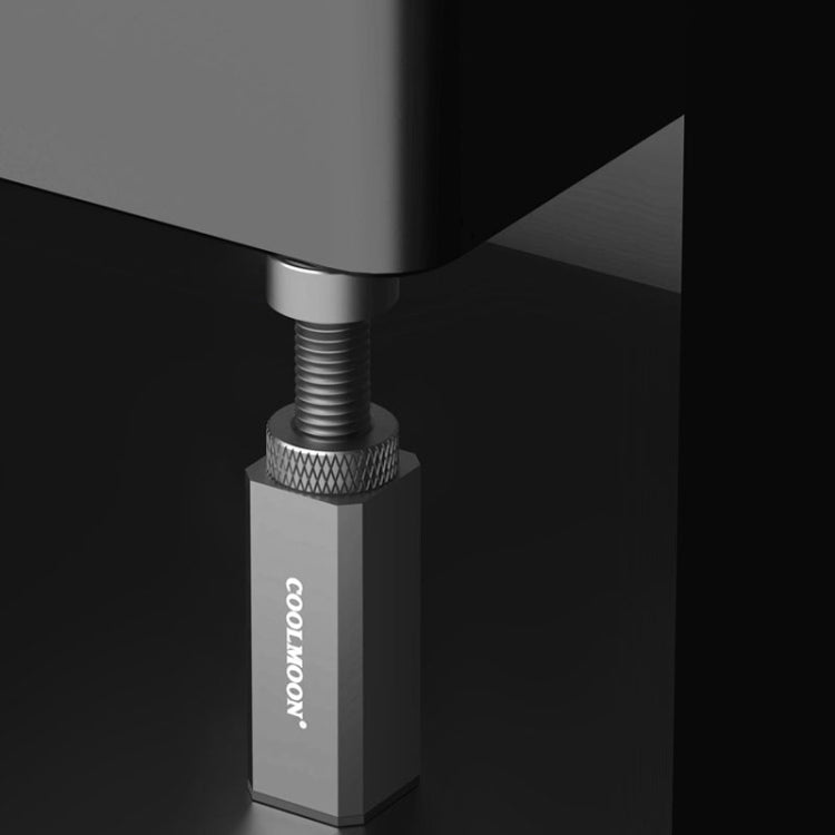 COOLMOON Graphics Card Stand Desktop Computer Graphics Card Vertical Top Support Bracket Screw Telescopic Support Rods, Adjustable Height: 5-8cm (Silver)