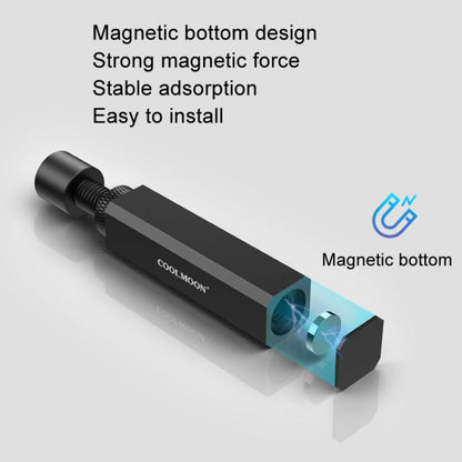 COOLMOON Graphics Card Stand Desktop Computer Graphics Card Vertical Top Support Bracket Screw Telescopic Support Rods, Adjustable Height: 2.8-5cm (Silver)