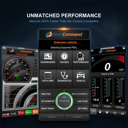 Scanner de diagnostic OBD2 Nexas Bluetooth 5.0 pour IOS/Android