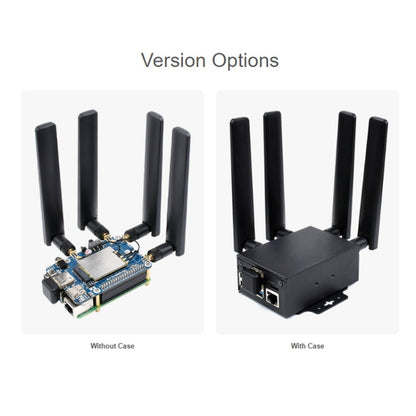 Waveshare SIM8262E-M2 5G HAT For Raspberry Pi, Quad Antennas 5G NSA, 5G/4G/3G Compatible(23254)