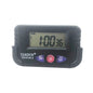 TAKSUN TS-613A-2 LED Display Electronic Car Clock Double-sided Glue Car Clock