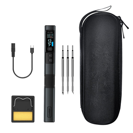 Fer à Souder Portable à Température Constante FNIRSI, Modèle : HS-02B Standard 3 Têtes