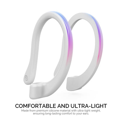 AhaStyle PT78 1pair Wireless Earphones Magnetic Silicone Storage Anti-Loss Earhooks For Apple AirPods 1 / 2 / 3 / Pro / Pro 2(Pink)