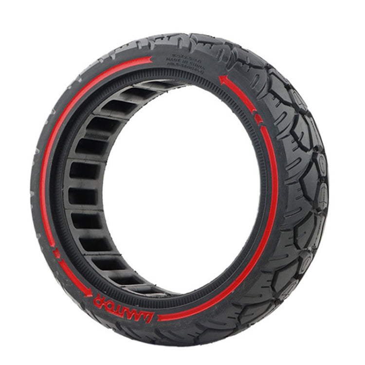 Pneu tout-terrain universel (ligne rouge) AIMITE 8.5 x 2.5-3.0 / 56 emplacements pour cartes pour trottinette électrique de 8,5 pouces