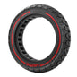 AIMITE 9,5 x 2,125 / 36 Card 9,5 pouces trottinette électrique 230 x 50 pneu tout-terrain universel (ligne rouge)
