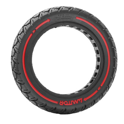 AIMITE 9,5 x 2,125 / 36 Card 9,5 pouces trottinette électrique 230 x 50 pneu tout-terrain universel (ligne rouge)