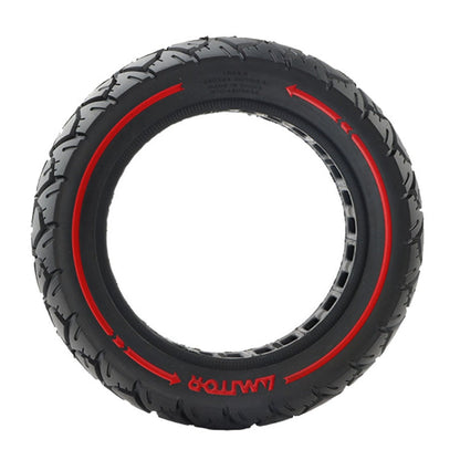 AIMITE 10 inch 45mm Slot Scooter Universal Anti-Blast Anti-skid Shock Absorption Off-road Tire(Red Line)
