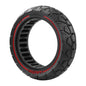 AIMITE 10 x 2.7-2.75 53.5 Card 255-70 Or 70 / 65-6.5 Scooter Universal Off-Road Tire(Red Line)