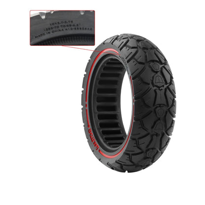 AIMITE 10 x 2.7-2.75 53.5 Card 255-70 Or 70 / 65-6.5 Scooter Universal Off-Road Tire(Red Line)