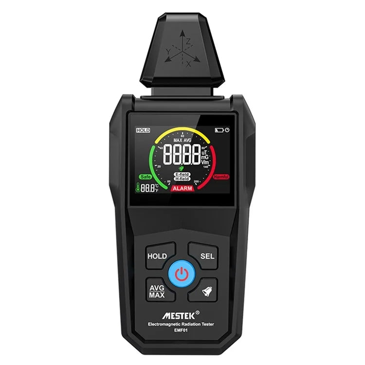 Détecteur de rayonnement électromagnétique MESTEK EMF01 Sonde de détection 3 axes haute sensibilité