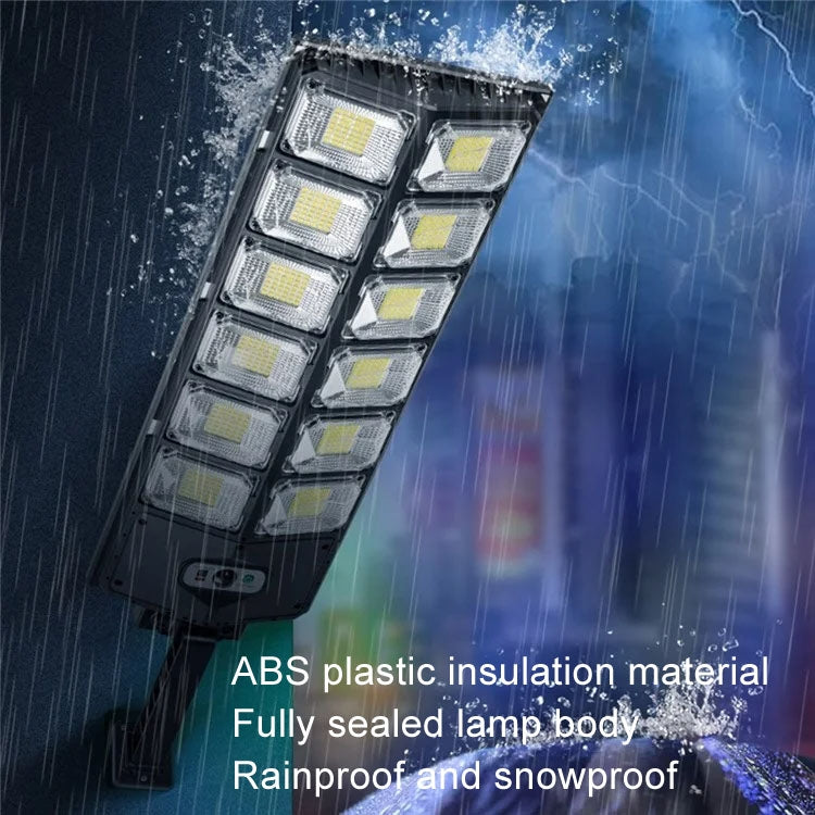 E-SMARTER W789A-6 LED Strong Light Double Row Solar Garden Light Induction Street Lamps