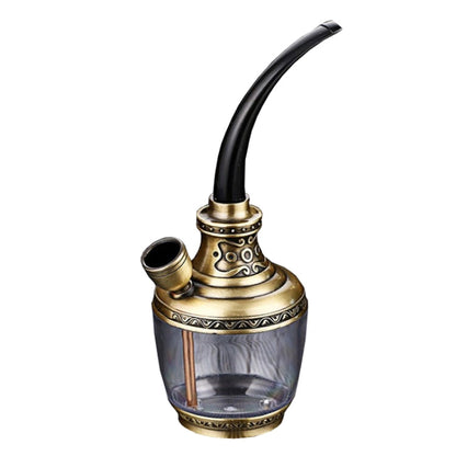 HENGDA HD-806 Chicha filtrée multifonction à double usage avec long tuyau (Doré)