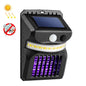 E-SMARTER W792 LED Solar Wall Light With Purple Light Mosquito Control Function Human Intelligent Sensor Outdoor Garden Lamp, Specification: White Light+Yellow Light