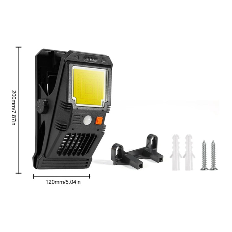 E-SMARTER W7104-1 Patch Solar Wall Lamp With Clip Mosquito Killer Lamp Portable Body Sensor Outdoor Garden Light