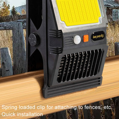 E-SMARTER W7105-2 COB Solar Wall Lamp With Clip Mosquito Killer Lamp Portable Body Sensor Outdoor Garden Light