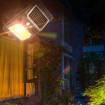 E-SMARTER W7105-2 COB Solar Wall Lamp With Clip Mosquito Killer Lamp Portable Body Sensor Outdoor Garden Light