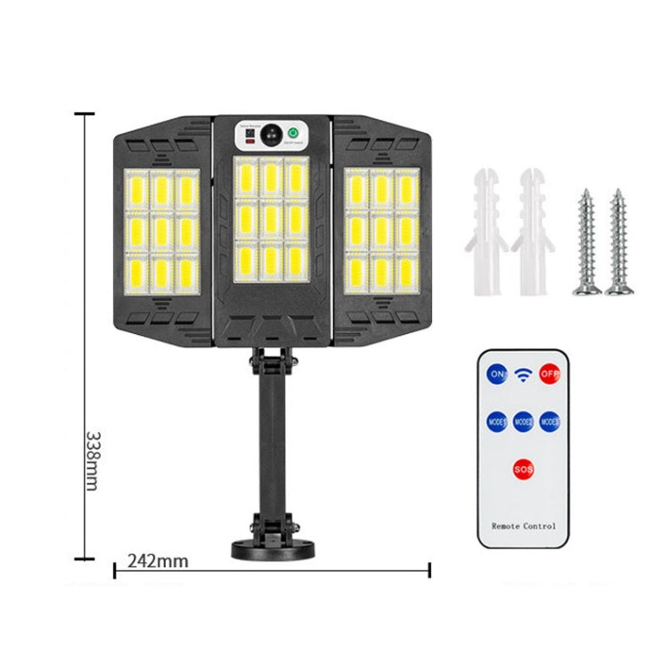 E-SMARTER W796-1 Solar Induction Courtyard Wall Light Smart Outdoor Lamp With Remote Control
