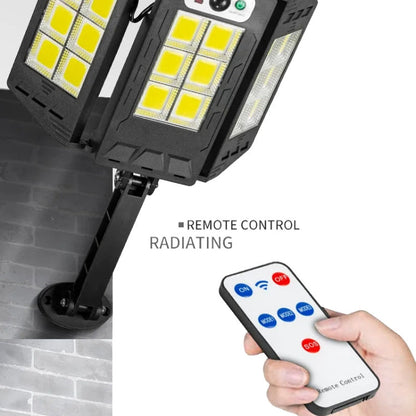 E-SMARTER W796-9 Solar Induction Courtyard Wall Light Smart Outdoor Lamp With Remote Control