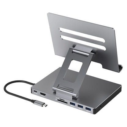 Support de station d'accueil pliable multifonction Blueendless 4K/60Hz pour tablette Type-C, Spécification : 8-en-1