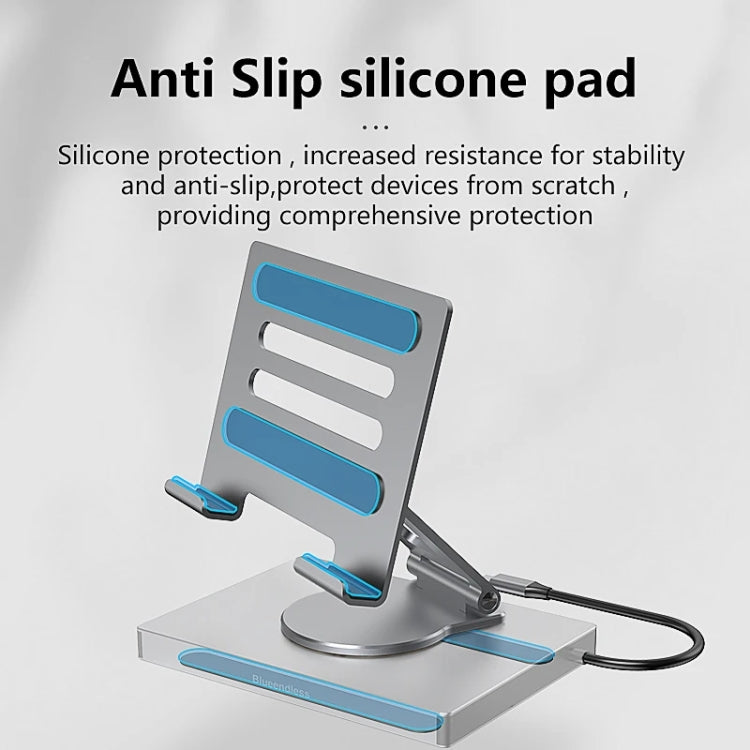 Support de station d'accueil pliable multifonction Blueendless 4K/60Hz pour tablette Type-C, Spécification : 8-en-1