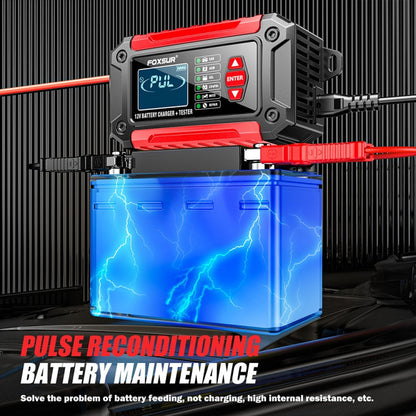 FOXSUR Cars Motorcycles 12V Lithium Cattery Charger With Battery Detection(AU Plug)