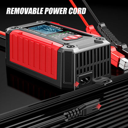 FOXSUR Cars Motorcycles 12V Lithium Cattery Charger With Battery Detection(EU Plug)