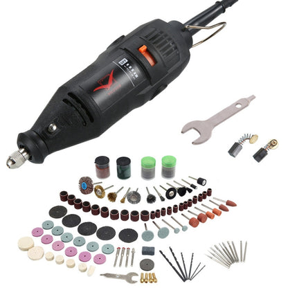 VICOVER Small Adjustable Speed Electrical Grinder Set Jade Carving Pen Polishing Tool EU Plug, Model: 147pcs Parts