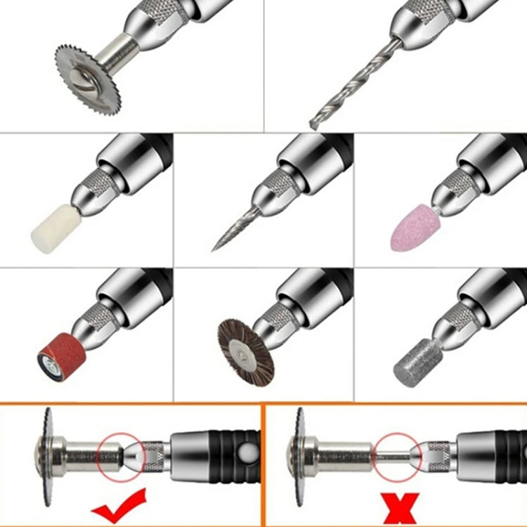 VICOVER Small Adjustable Speed Electrical Grinder Set Jade Carving Pen Polishing Tool EU Plug, Model: Standard Model