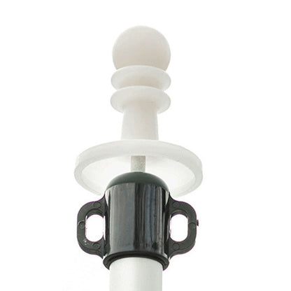 AOTU AT6525 Outdoor Camping Canopy Pole Thunder Cap Tent Support Pole Insulated Plastic Protective Hat, Color: White Luminous
